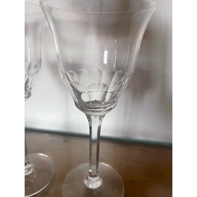 Baccarat Antique Baccarat Hand Cut 12 Panel Crystal Zurich Port Wine Glasses - Set of 3 For Sale - Image 4 of 5