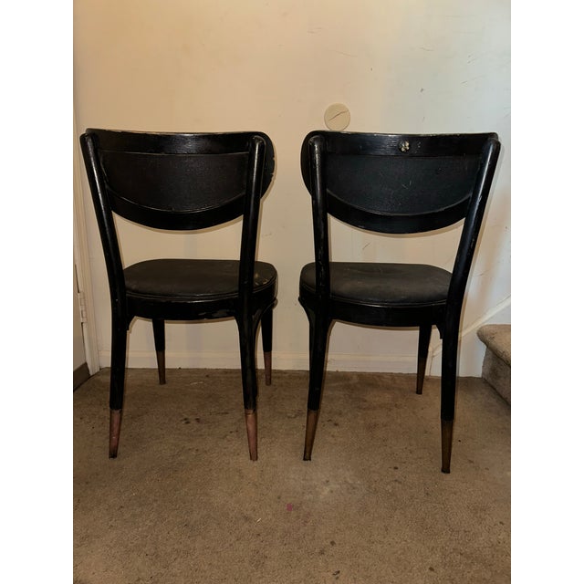 Black Mid-Century Modern Bentwood Cafe Chairs by ZPM Radomsko (Poland), Model 604 For Sale - Image 8 of 12