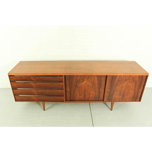 1950s Danish Rosewood & Teak Sideboard by Ib Kofod Larsen for Fredericia Møbelfabrik, 1950s For Sale - Image 5 of 12