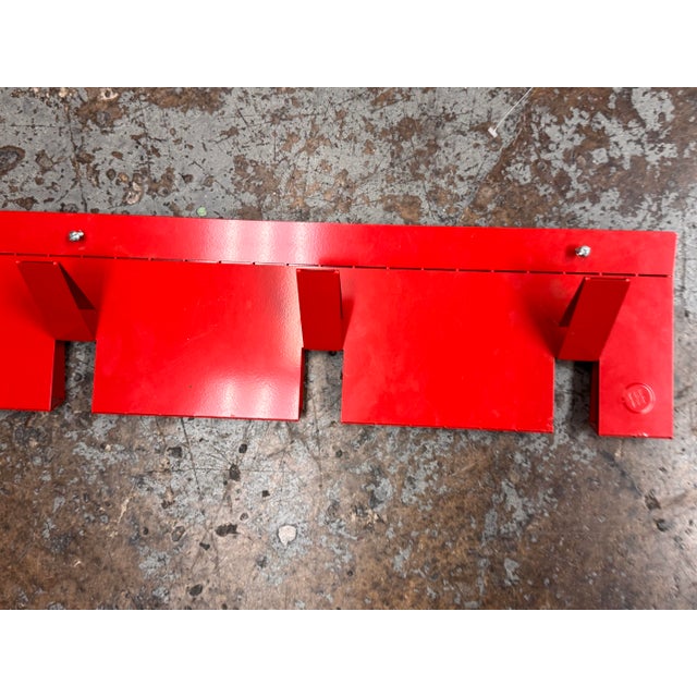 2010s Blu Dot 2d:3d Coat Rack, Fire Engine Red For Sale - Image 5 of 12