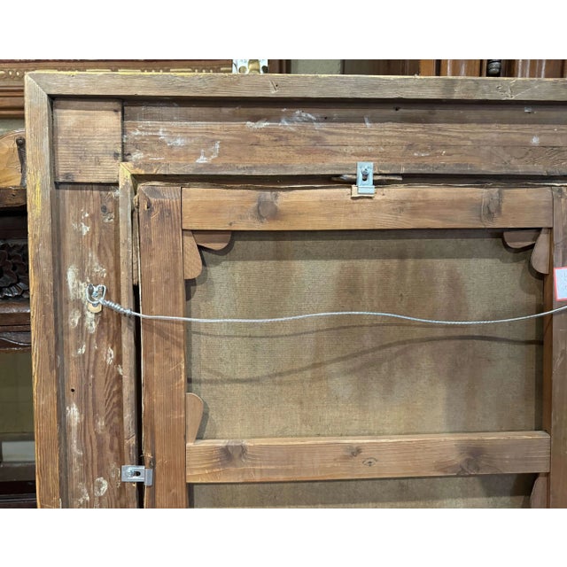 19th Century French Still Life Floral Painting in Carved Giltwood Frame For Sale - Image 9 of 9