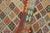 Shabby Chic Kilim Beige Rust Wool Rug - 5'8" X 7'6" For Sale In New York - Image 6 of 7