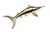 1970's Solid Brass Marlin Wall Decor For Sale - Image 9 of 17