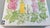 White Ceramic Tile with Mallow Flowers, Sweden, 1980s For Sale - Image 8 of 10