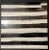 Lynn Basa Encaustic black and white stripe panel " Not So Simple" (signed and dated) 2012, Oil ? beeswax on board. This is...