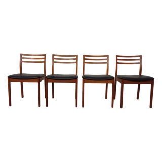 Danish Teak Dining Chairs, 1960s, Set of 4 For Sale