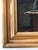 Blue Vintage Original Cottage Oil Painting: Gilded Framed Interior Art For Sale - Image 8 of 12