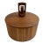 Jens Quistgaard Dansk Modern Bamboo and Teak Ice Bucket, 1960, Denmark For Sale