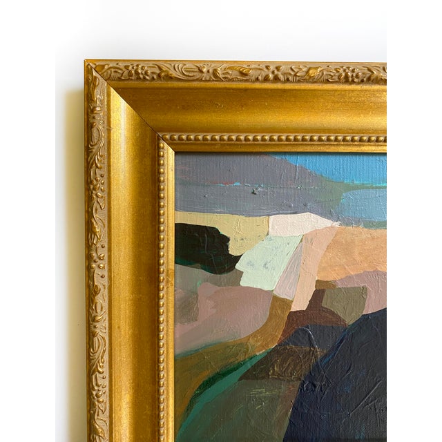 Transitional "Peek of Sea" 2026 Mixed Media Painting by Jessalin Beutler For Sale - Image 3 of 3
