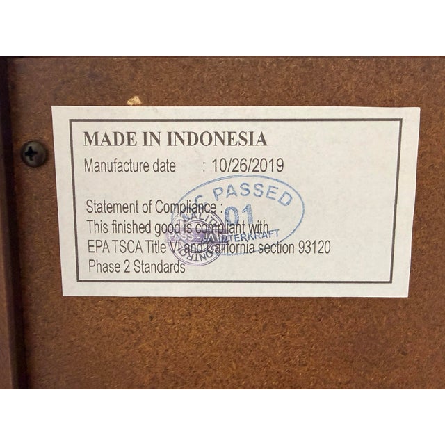 Alpine Furniture Flynn Dresser + Pull Out Workstation Tray For Sale - Image 12 of 12