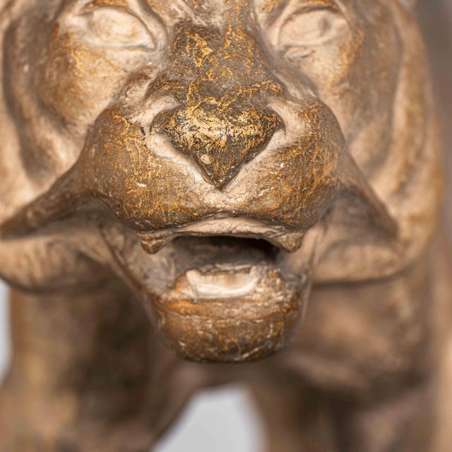 Henri Bargas, Sculpture of a Lioness, Terracotta, 1930s For Sale - Image 3 of 16