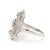 Vintage .36ctw Diamond Filigree Ring, 14k White Gold, Ring Size 5.5 For Sale - Image 4 of 6