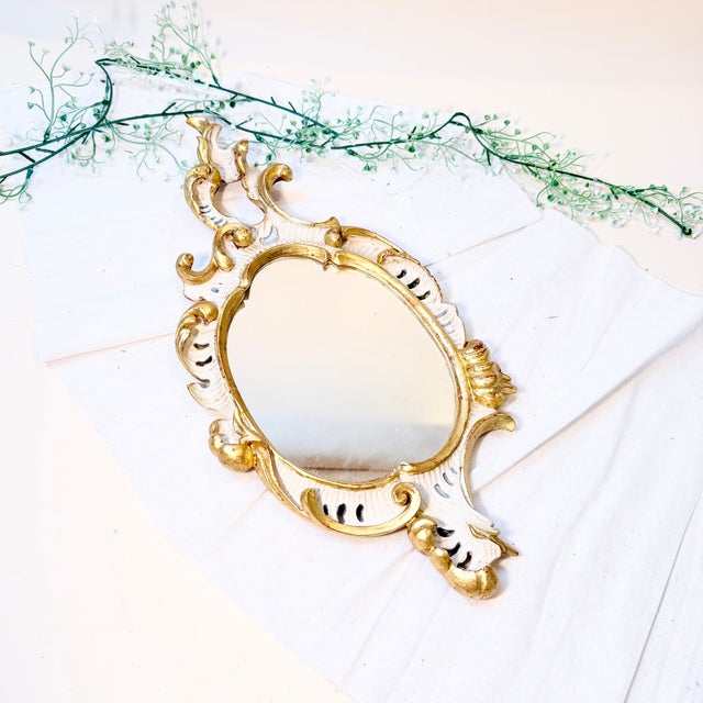 1970s Vintage Baroque Mirror, 1972 For Sale - Image 5 of 17