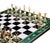 20th Century Russian Dolerite, Malachite & Kascholong Opal Chess Set. For Sale In Los Angeles - Image 6 of 11