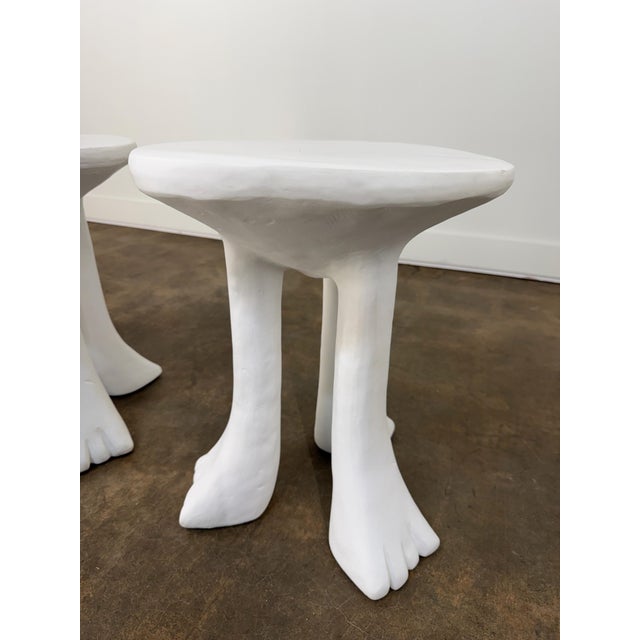 John Dickinson for Sutherland "African" Three-Legged Tables, Set of Three For Sale In Oklahoma City - Image 6 of 18