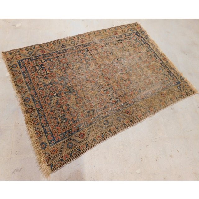Antique Persian Rug. 4'x 5' For Sale - Image 10 of 14