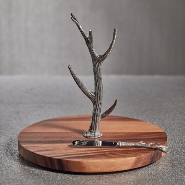 Infuse your kitchen with a rustic charm by adding our Malachi Cheese Board. The board is crafted from quality wood and a...