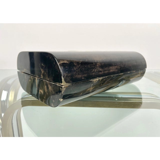 Goatskin Box by Tommaso Barbi, Italy, 1970s For Sale - Image 12 of 14