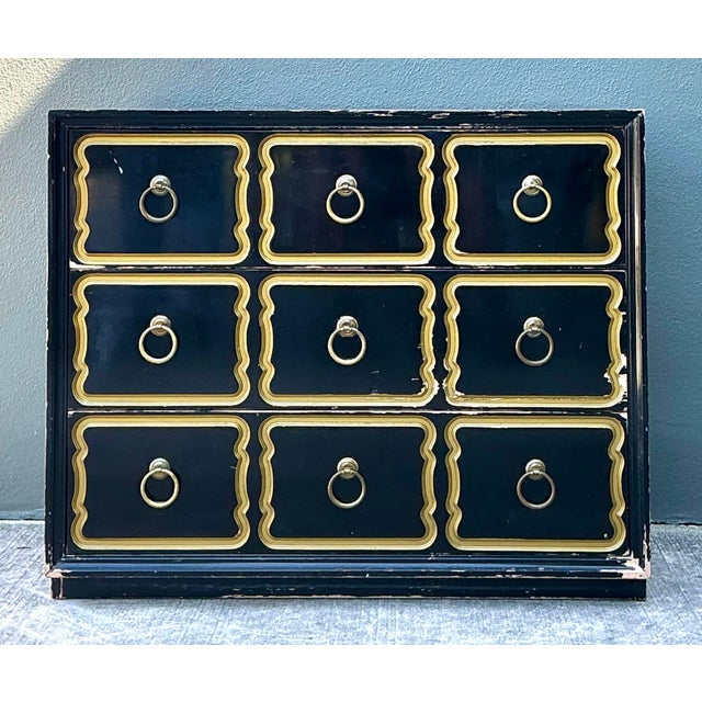 Wood Vintage Dorothy Draper “Espana” Chest of Drawers For Sale - Image 7 of 12