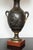 Pair of Antique French Bronze Urn Lamps in the Neoclassic Manner For Sale - Image 4 of 7