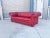 1980s Vintage Classic Chesterfield Tufted Red Leather Sofa For Sale - Image 4 of 11
