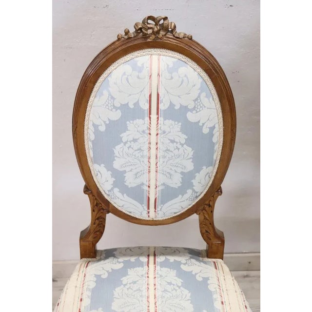 1920s Set of Early 20th Century Carved Beech Wood Chairs For Sale - Image 5 of 12