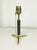 1950s Mid-Century Modern Brass & Leather Table Lamp, 1950s For Sale - Image 5 of 11