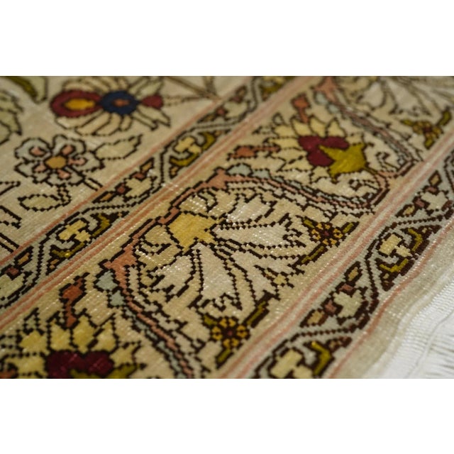 Textile Vintage Hereke Rug 1'6'' x 2'5'' For Sale - Image 7 of 11