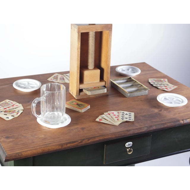 Antique Austrian Folk Card Table, 1900s For Sale - Image 4 of 18