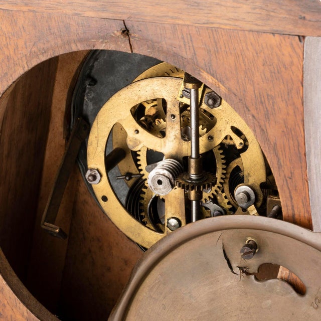 Antique Napoleon III Clock with Globe For Sale - Image 13 of 14