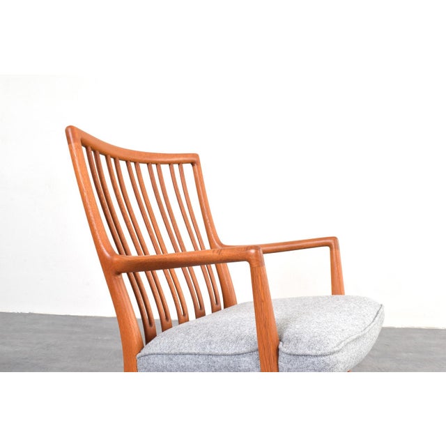 Oak Ml33 Rocking Chair by Hans J. Wegner for A/S Mikael Laursen, 1950s For Sale - Image 14 of 18