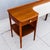 Restored 1960s Sapele Mahogany Upholstered King Headboard With Built-in Nightstands For Sale - Image 15 of 18
