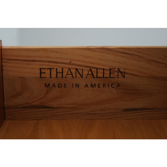 Ethan Allen Mahogany Inlaid Double Dresser For Sale - Image 16 of 18