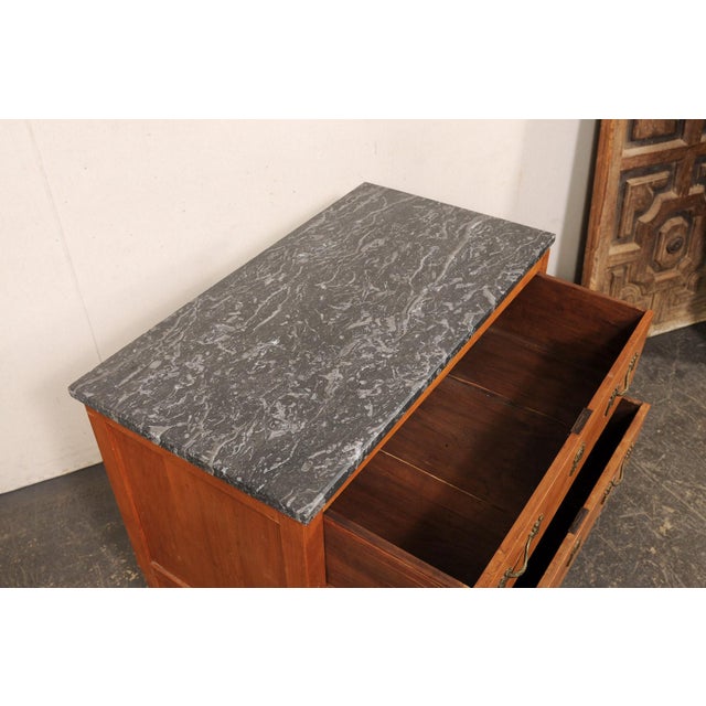 French French 19th C Marble Top Commode For Sale - Image 3 of 13