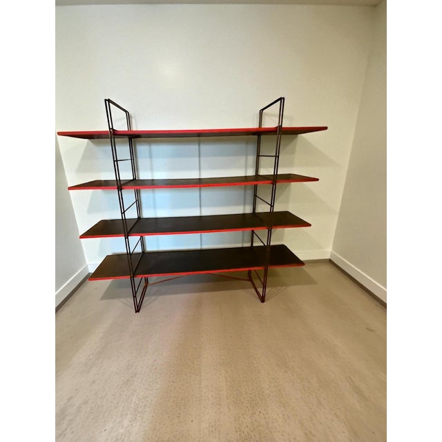 Black and Red Enetri Shelf by Niels Gammelgaard for Ikea, 1980s For Sale - Image 15 of 18