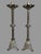 Metal Pair of Antique Gothic Silver Plate 21" Alter Candlesticks For Sale - Image 7 of 10