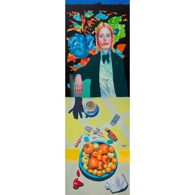 Natasha Lelenco, 7 Portraits and Still Lifes, 2023, Dibonds, Set of 7 For Sale - Image 4 of 11