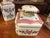 Vintage Porcelain Bathroom Bottle, 1920s, Set of 3 For Sale - Image 4 of 6