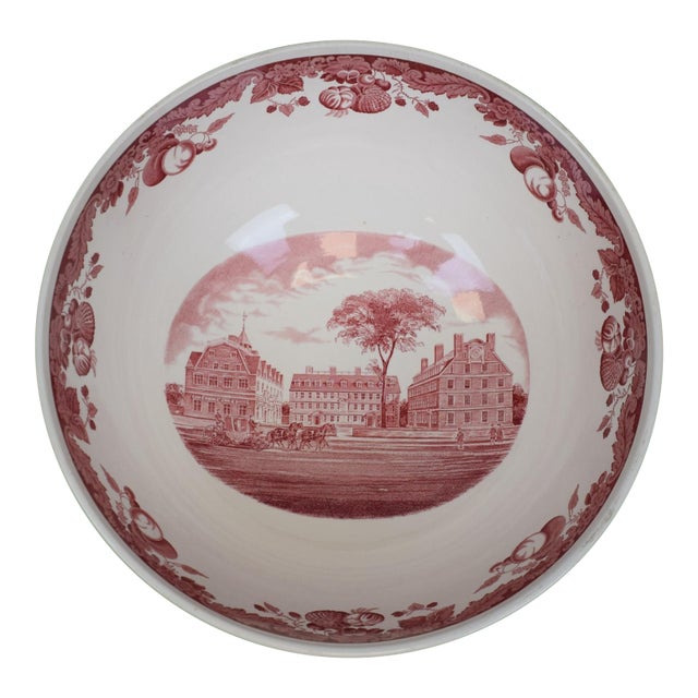 Harvard Tercentenary 1636-1936 Wedgwood Pottery Punch Bowl For Sale