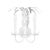New special order item. Not vintage. PALM SPRAY TWO ARM TOLE WALL SCONCE IN WHITE. UL approved for two E12 candelabra...