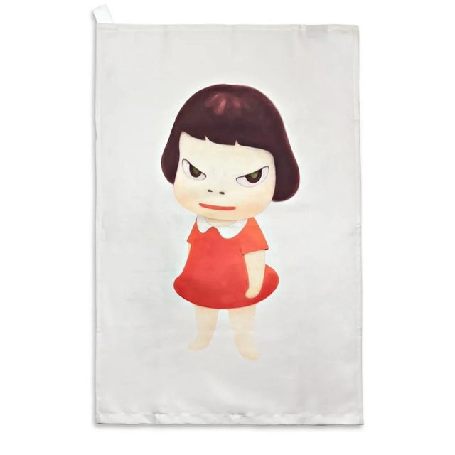 Missing in Action Tea Towel by Yoshitomo Nara, 2025, in New conditions. Designed from 2000