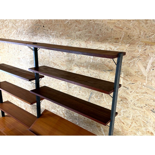 Vintage Swedish Teak Shelving System Wall Unit by Olof Pira, 1960s For Sale - Image 17 of 18