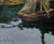 Achille Bron, A Small Boat in a Cove, La Côte Sauvage, 1920s, Oil on Canvas, Framed For Sale - Image 8 of 17
