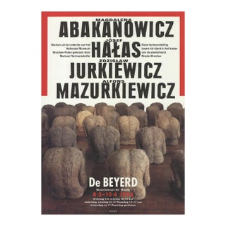 1994 Magdalena Abakanowicz 'Works from the collection of the National Museum Wroclaw-Poland' Contemporary Neutral Offset Lithograph For Sale