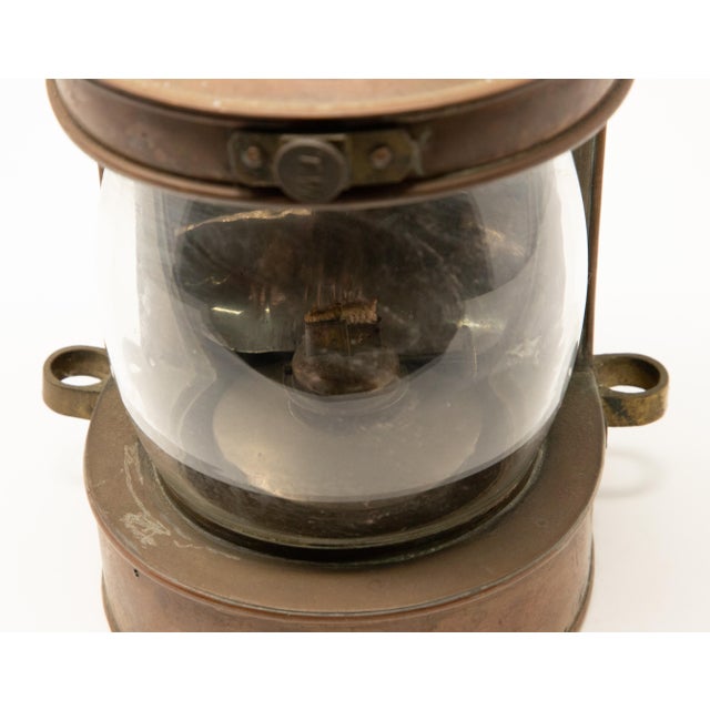 Copper Mid-Century Copper Masthead Ship Lantern For Sale - Image 8 of 11