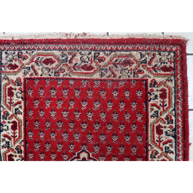 1970s, Handmade Vintage Indian Seraband Rug 2.4' X 4.6' For Sale - Image 11 of 12