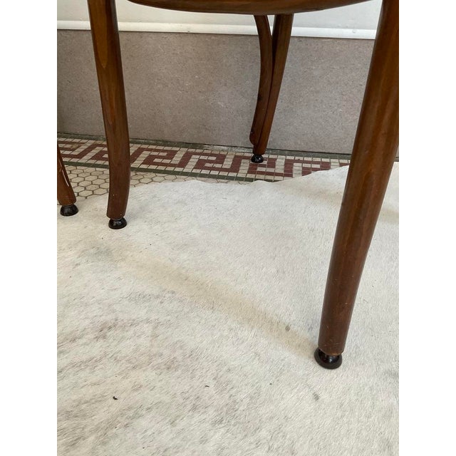 Vintage Mundus Steam Bentwood Captain's Dining Chairs - A Pair For Sale - Image 12 of 16