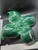 Mid-Century Modern Vintage Usa Jb34 Mid-Century Modern Green Ceramic Leaf Serving Dish For Sale - Image 3 of 4
