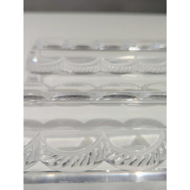 1950s Lalique Crystal Vide-Poche / Tray For Sale - Image 5 of 5