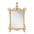 19th Century Continental Giltwood Mirror With Urn and Flame Crest For Sale